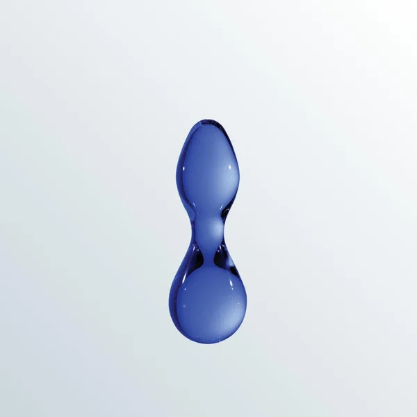 Chrystalino Seed Glass Butt Plug - Blue — image 5 of 6