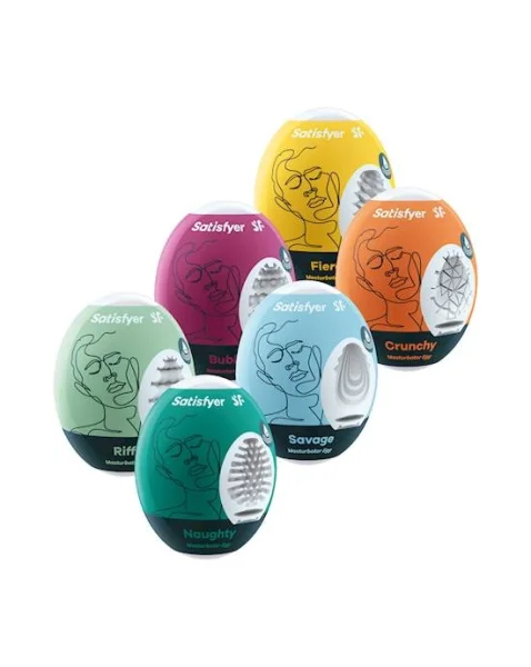 Satisfyer Masturbator Eggs Set Of 6