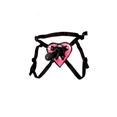 Fetish Fantasy Heart Strap On Black