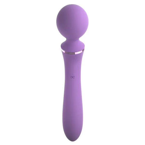 Fantasy For Her Silicone Rechargeable Duo Wand Massage-Her - Dual Function Wand With G-Spot Vibrator