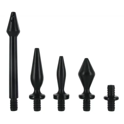 Clean Stream Enema Tip Set Black