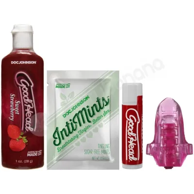 GoodHead Strawberry Kit For Her Oral Pleasure