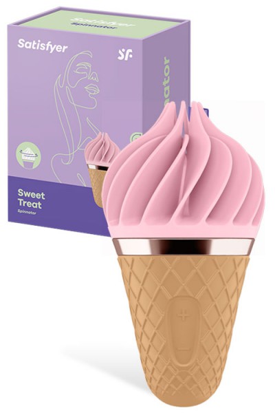Satisfyer Sweet Temptation Spinning 4" Clitoral Vibrator