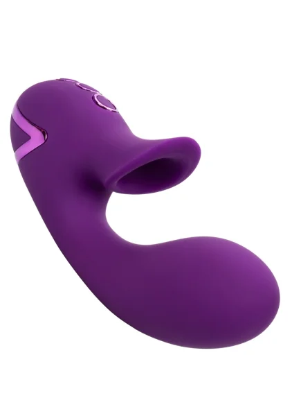 California Dreaming Huntington Beach Heartbreaker Rabbit Style Silicone Rechargeable Vibrator by CalExotics