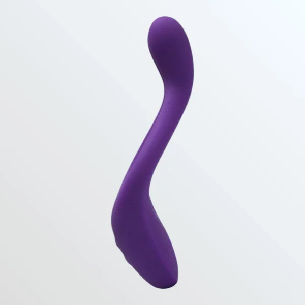 Tryst Multi Erogenous Zone Silicone Vibrator and Cock Ring- Purple