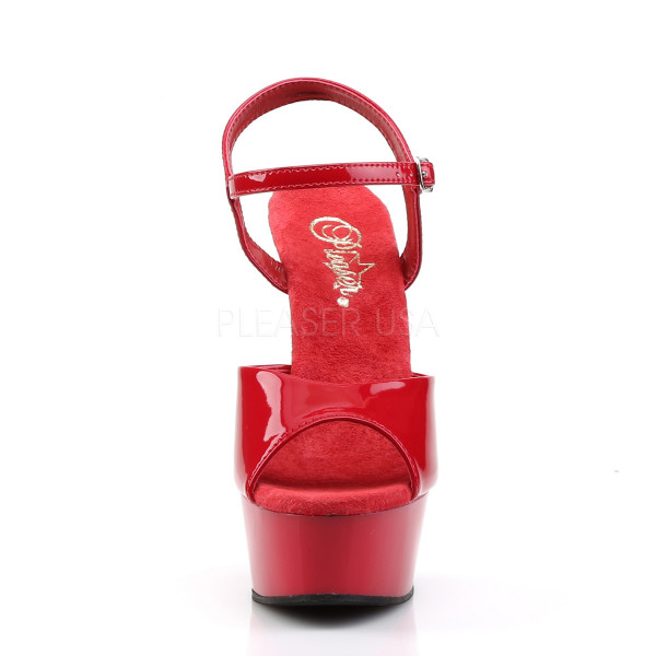 DELIGHT-609 - 6" Stiletto Heel Ankle Strap PF Sandal — image 6 of 16