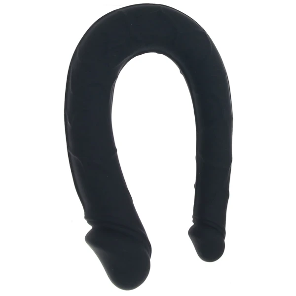 Boundless AC/DC Dong Silicone Double Dildo By CalExotics - Black