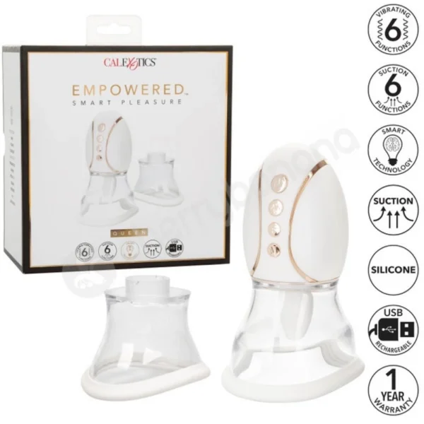 Empowered Smart Pleasure Queen Clitoral Suction Pump & Vibration With Tongue Flickering