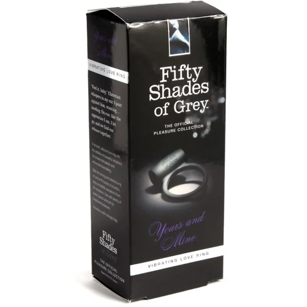 Fifty Shades Yours and Mine Vibrating Love Ring