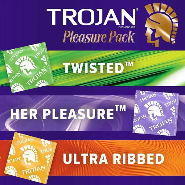 Trojan Pleasure Pack Variety Condom Sampler (3 Different Condoms) — image 9 of 16