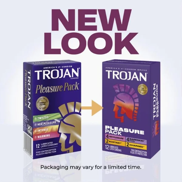 Trojan Pleasure Pack Variety Condom Sampler (3 Different Condoms) — image 7 of 16