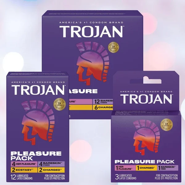 Trojan Pleasure Pack Variety Condom Sampler (3 Different Condoms) — image 6 of 16