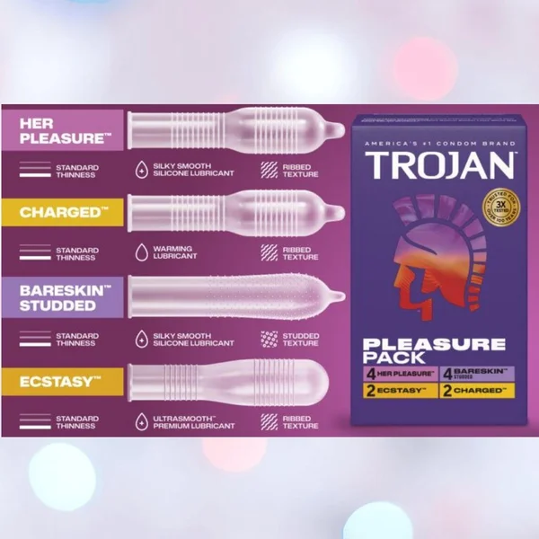 Trojan Pleasure Pack Variety Condom Sampler (3 Different Condoms) — image 8 of 16