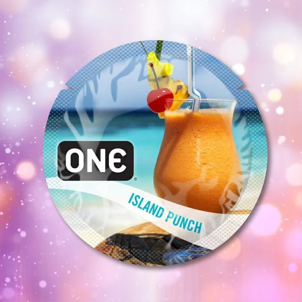 Island Punch Flavored Condoms ???? | ONE Vegan Condoms — image 3 of 5