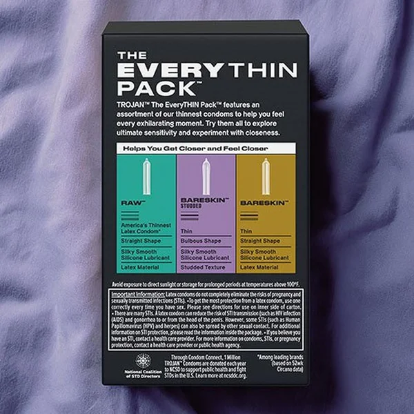 Trojan Bareskin EveryTHIN Pack (Variety Pack) — image 7 of 17