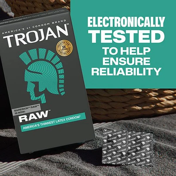 Trojan Bareskin Raw Ultra-Thin Condoms — image 12 of 21