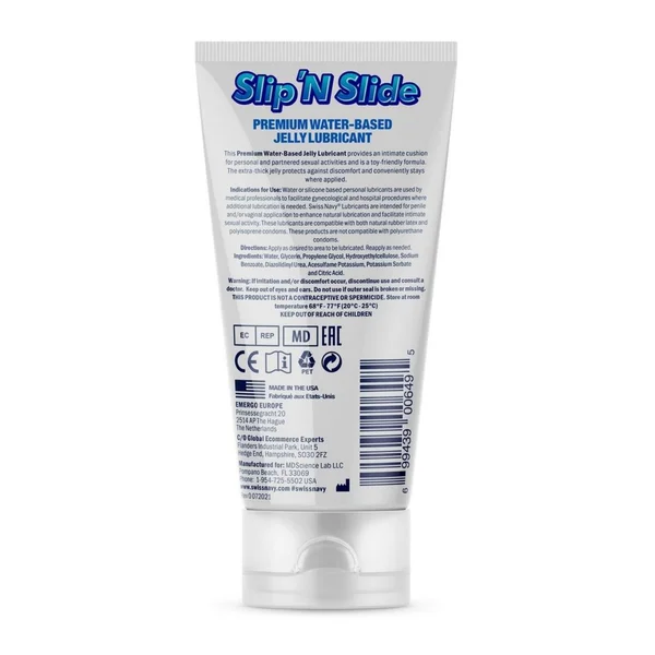 Swiss Navy "Slip 'N Slide" Jelly Lubricant | Sex Lube — image 3 of 5