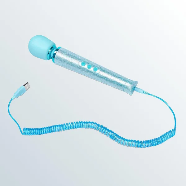Le Wand 'All that Glimmers' Small Wand Vibrator - Blue — image 15 of 16