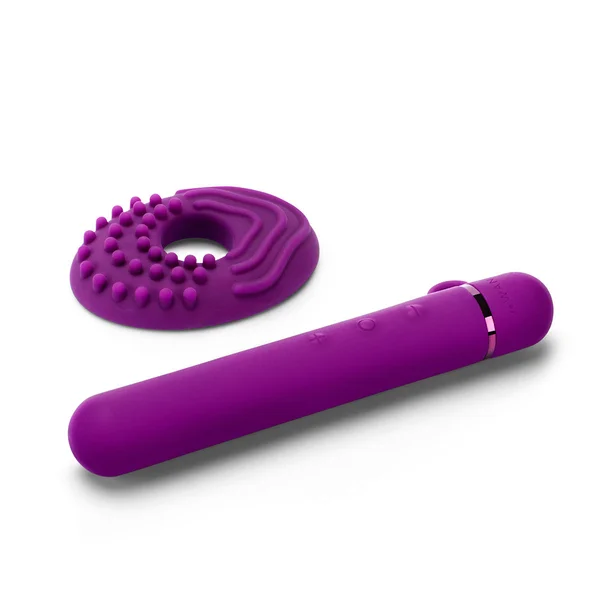 Le Wand Chrome Baton Bullet Vibrator - Dark Cherry — image 22 of 22