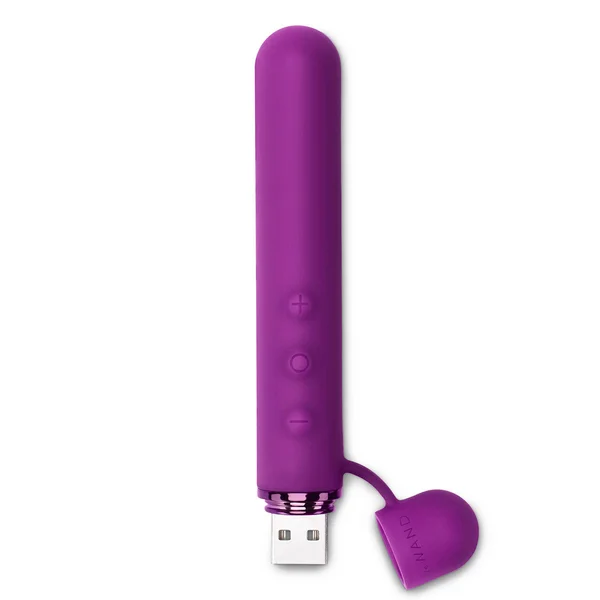 Le Wand Chrome Baton Bullet Vibrator - Dark Cherry — image 17 of 22