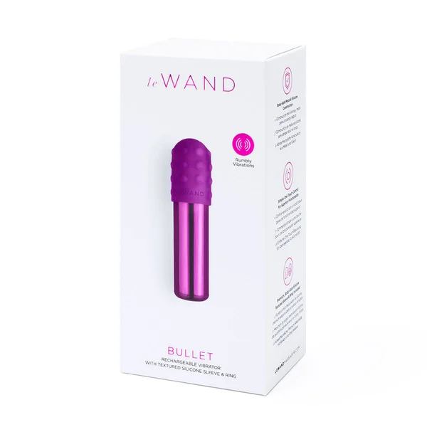 Le Wand Chrome Bullet Vibrator - Dark Cherry — image 17 of 24