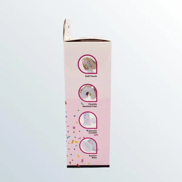 Get Lucky Confetti Cock 8.5" Silicone Dildo — image 14 of 14