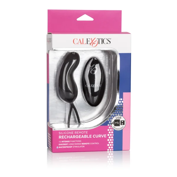 Silicone Remote Rechargeable Curve (Black) — image 23 of 24