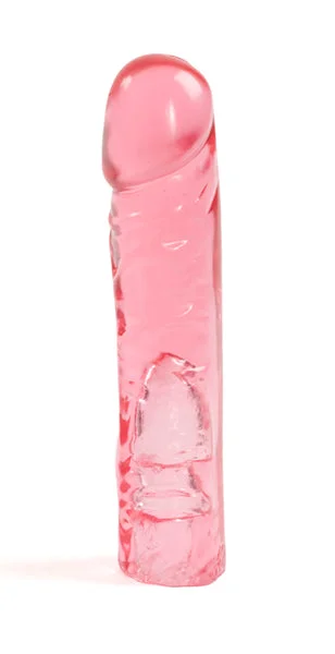 Vac-U-Lock 8" Crystal Jellies Pink Dong for Harnesses | Strap On Dildos — image 14 of 14