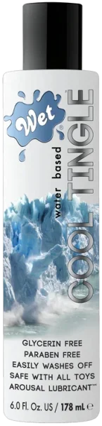 Wet Cool Tingle Arousal Water-Based Lube | 3.1oz