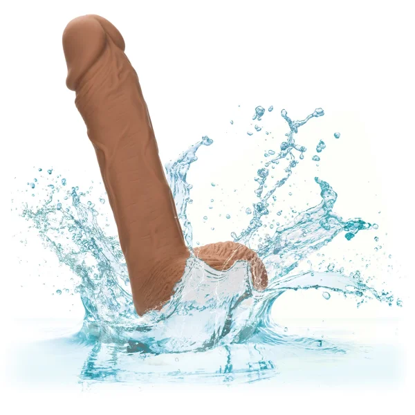 Silicone Studs Realistic 5" Suction Cup Dildo - Caramel