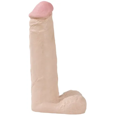Naturals 8 inch Dong with Balls Flesh