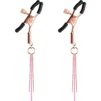 Bound Adjustable D3 Nipple Clamps by NS Novelties Rose Gold