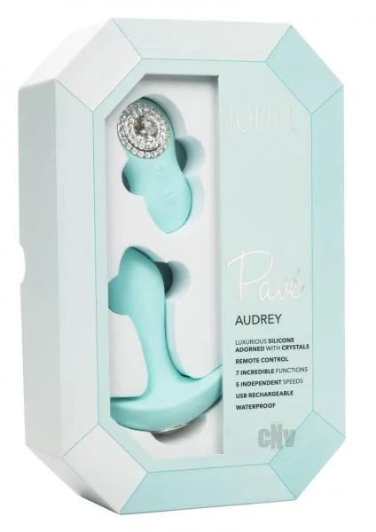 Jopen Pave Audrey Tapered Anal Stimulator Teal — image 7 of 8