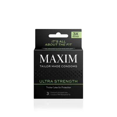 MAXIM Ultra Strength Condoms 3PK