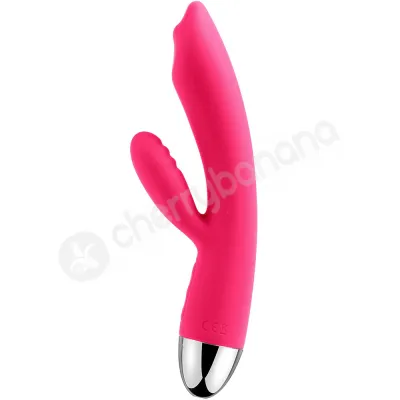 Svakom Trysta Red Rolling Tip G Spot Clit Rabbit Vibrator