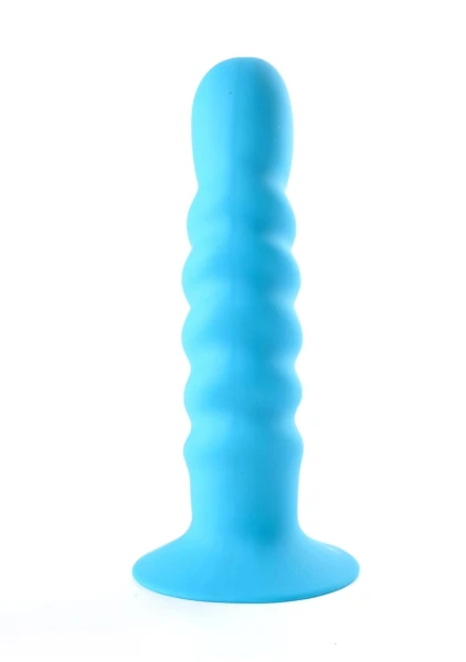 Colours Dual Density 8 Inch Silicone Suction Cup Dildo - Chocolate