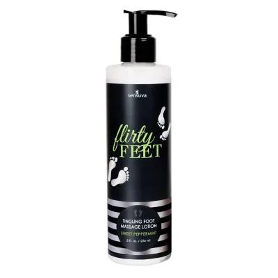 Flirty Feet Tingling Foot Massage Lotion Sweet Peppermint