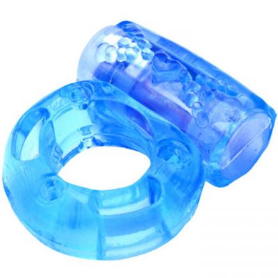 Bold Basics Blue Vibrating Cock Ring