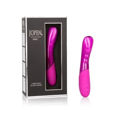 Opal Vibrating Glass Wand Pink