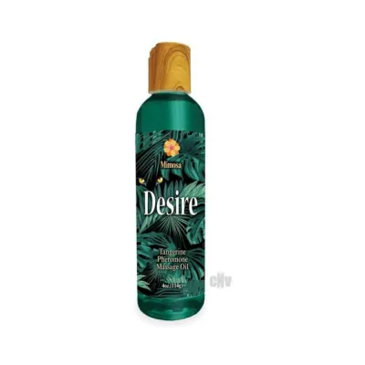 Sensual Massage Desire Pheromone Massage Oil Tangerine 4 Oz