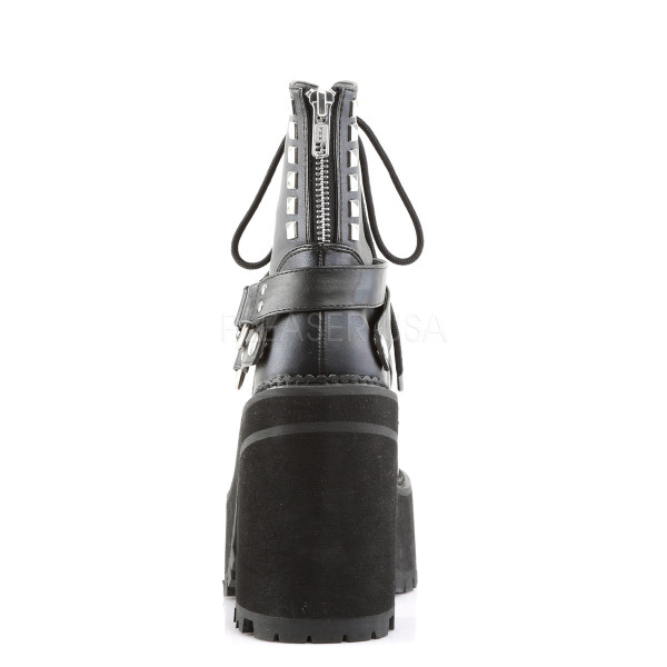 4 3/4 inches Heel, 2 1/4 inches PF Lace-Up Boot w/D-Rings & Studs — image 4 of 4