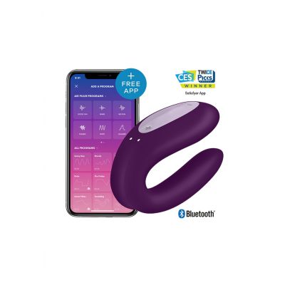 Double Joy Partner Vibrator Violet G Spot Massage