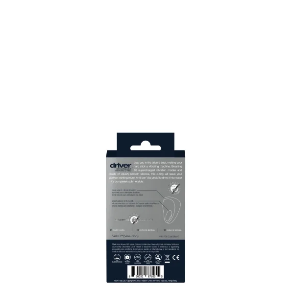 Driver Rechargeable Vibrating C-Ring - Black