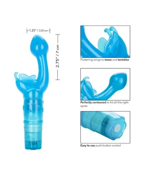 Butterfly Kiss Vibrator - Blue