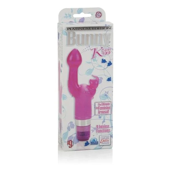 Platinum Edition Bunny Kiss Vibrator Waterproof Pink