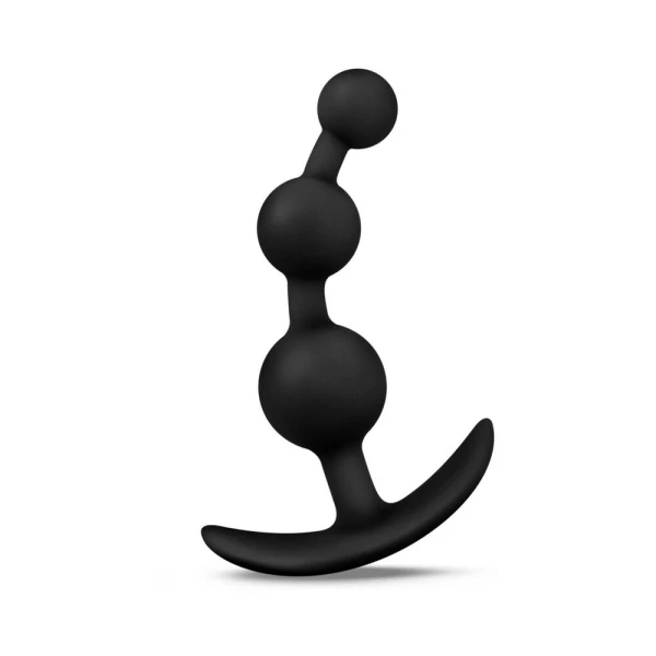 Anal Adventures Platinum Small Anal Beads Black
