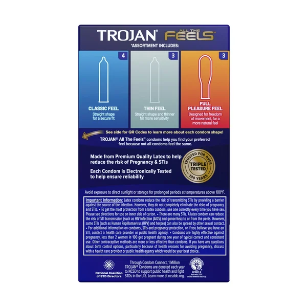 Trojan "All The Feels" Condom Sampler | Ultra Thin — image 7 of 8