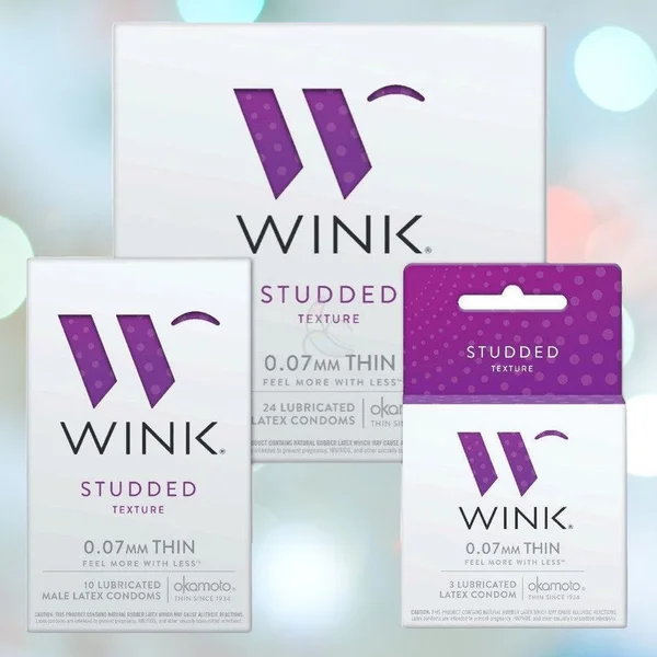 Okamoto Wink Studded Condoms | Textured Pleasure — image 10 of 16