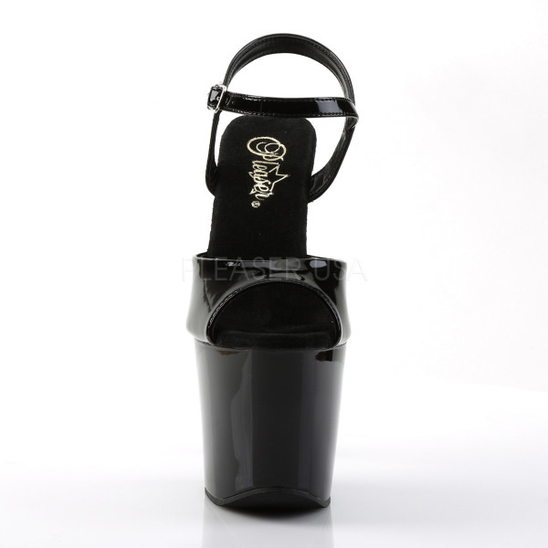 DIAMOND-709 - 7" RS Imbedded Heel Ankle Strap Platform Sandal — image 2 of 4