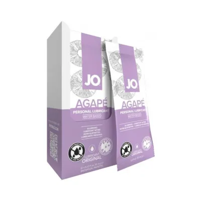 Jo H2o Agape Lubricant Foils 12 piece Display 0 34 Oz